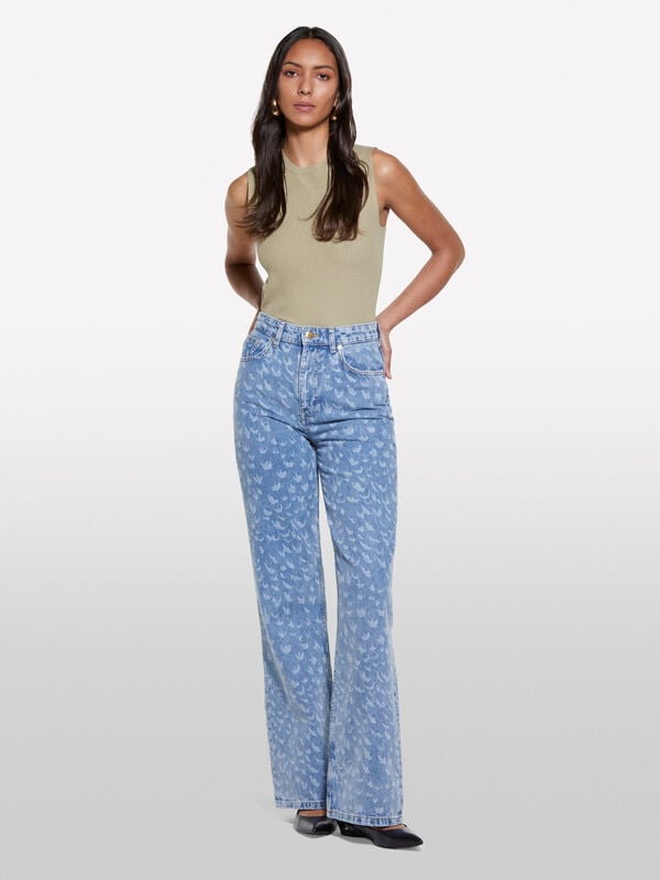 Top in maglia verde militare - top da donna | Sisley