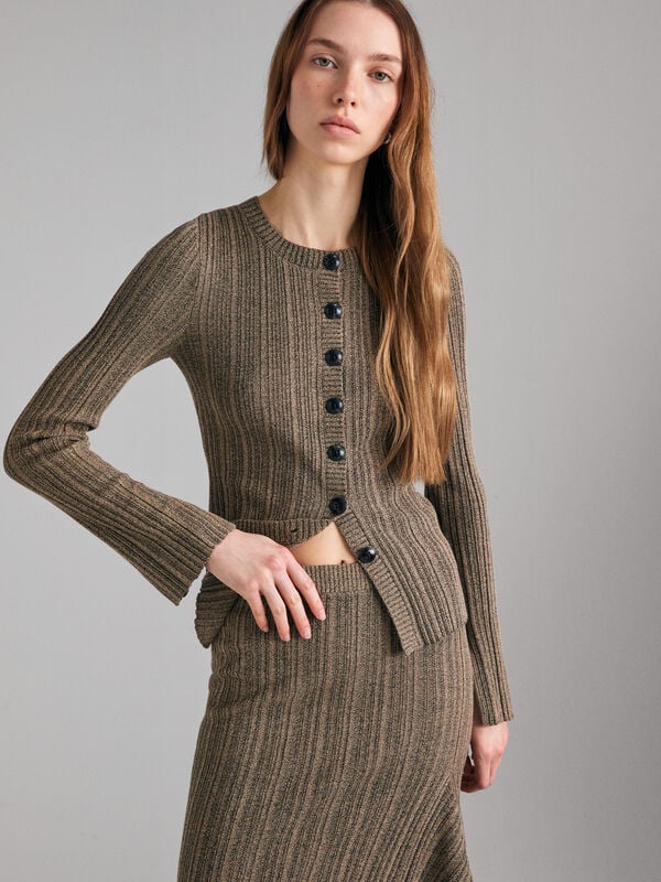 Cardigan a costine - cardigan da donna | Sisley