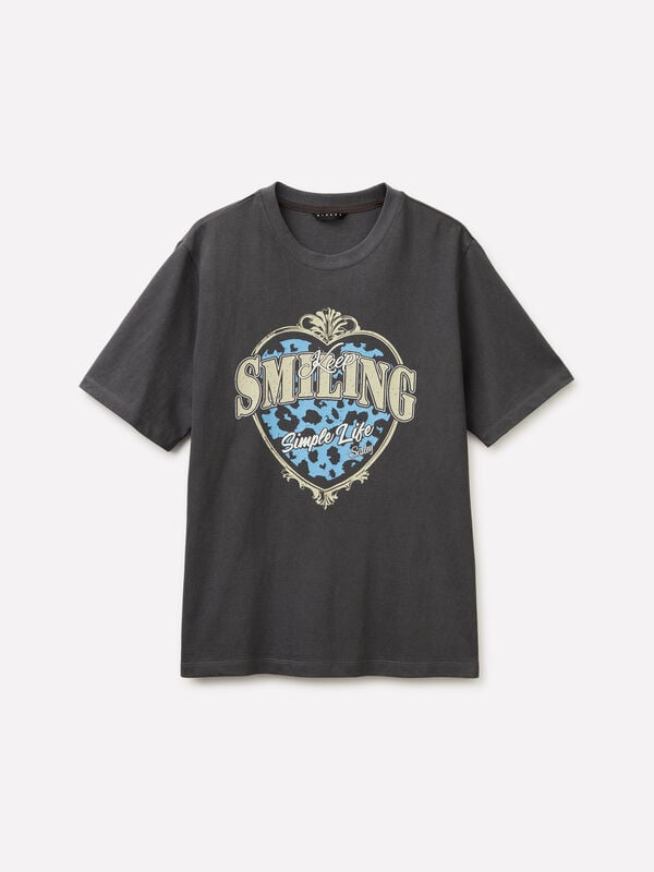 T-shirt con stampa - sisley k  t shirt manica corta | Sisley K