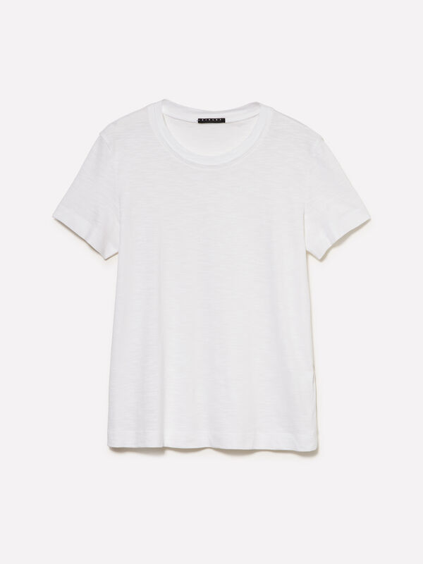 T-shirt girocollo - t-shirt a manica corta da donna | Sisley
