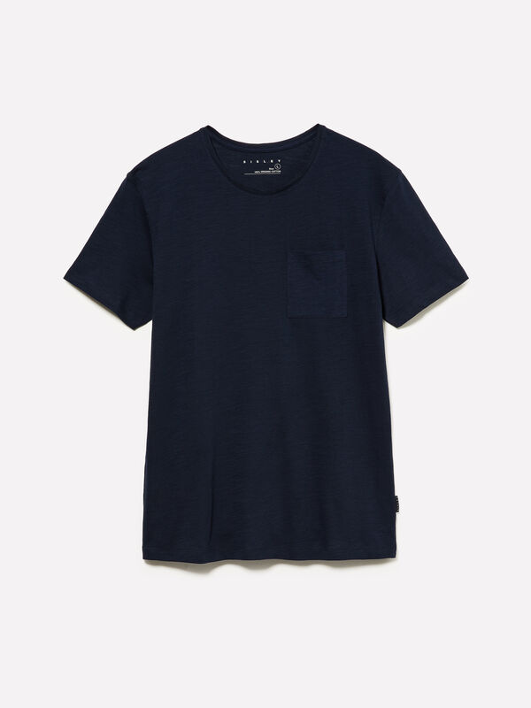 T-shirt con taschino - t-shirt a manica corta da uomo | Sisley