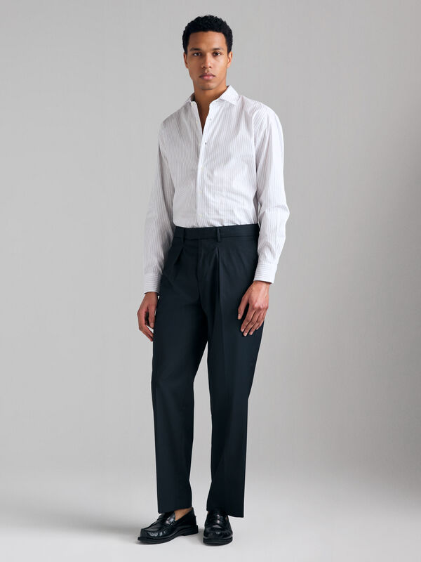 Camicia a righe - camicie regular da uomo | Sisley