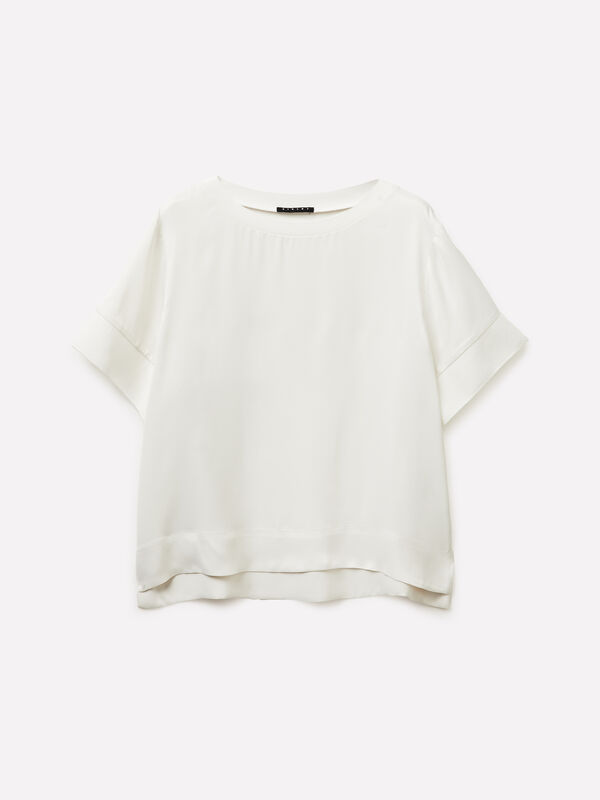 Blusa in satin - bluse da donna | Sisley